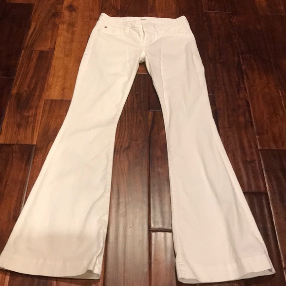 Hudson Jeans Denim - Hudson Size 27 White Ferris Flap Flare Jeans